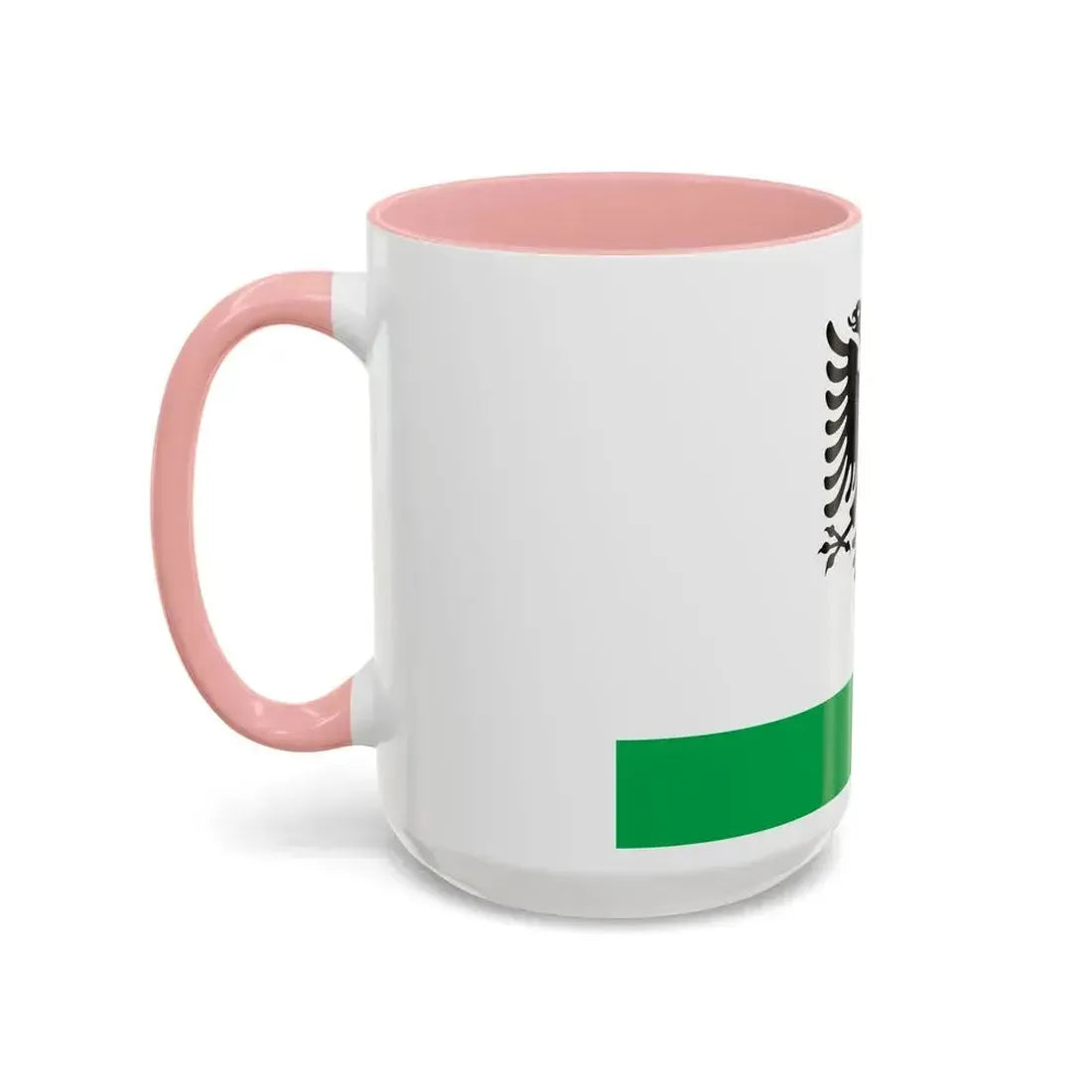 Albanian Coast Guard Ensign - Accent Coffee Mug - Go Mug Yourself
