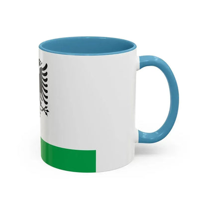 Albanian Coast Guard Ensign - Accent Coffee Mug - Go Mug Yourself