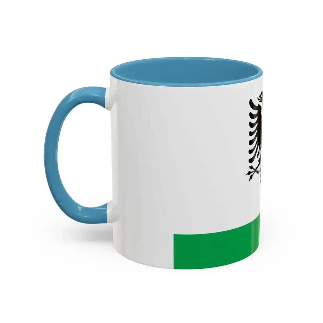 Albanian Coast Guard Ensign - Accent Coffee Mug - Go Mug Yourself