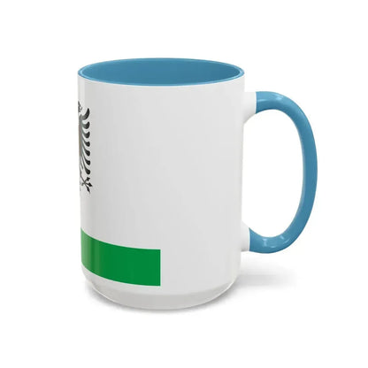 Albanian Coast Guard Ensign - Accent Coffee Mug - Go Mug Yourself