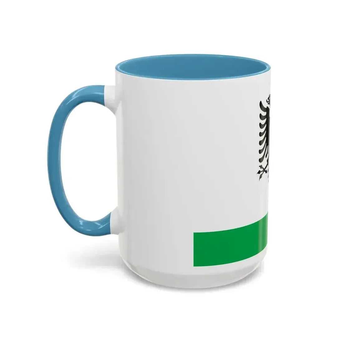 Albanian Coast Guard Ensign - Accent Coffee Mug - Go Mug Yourself