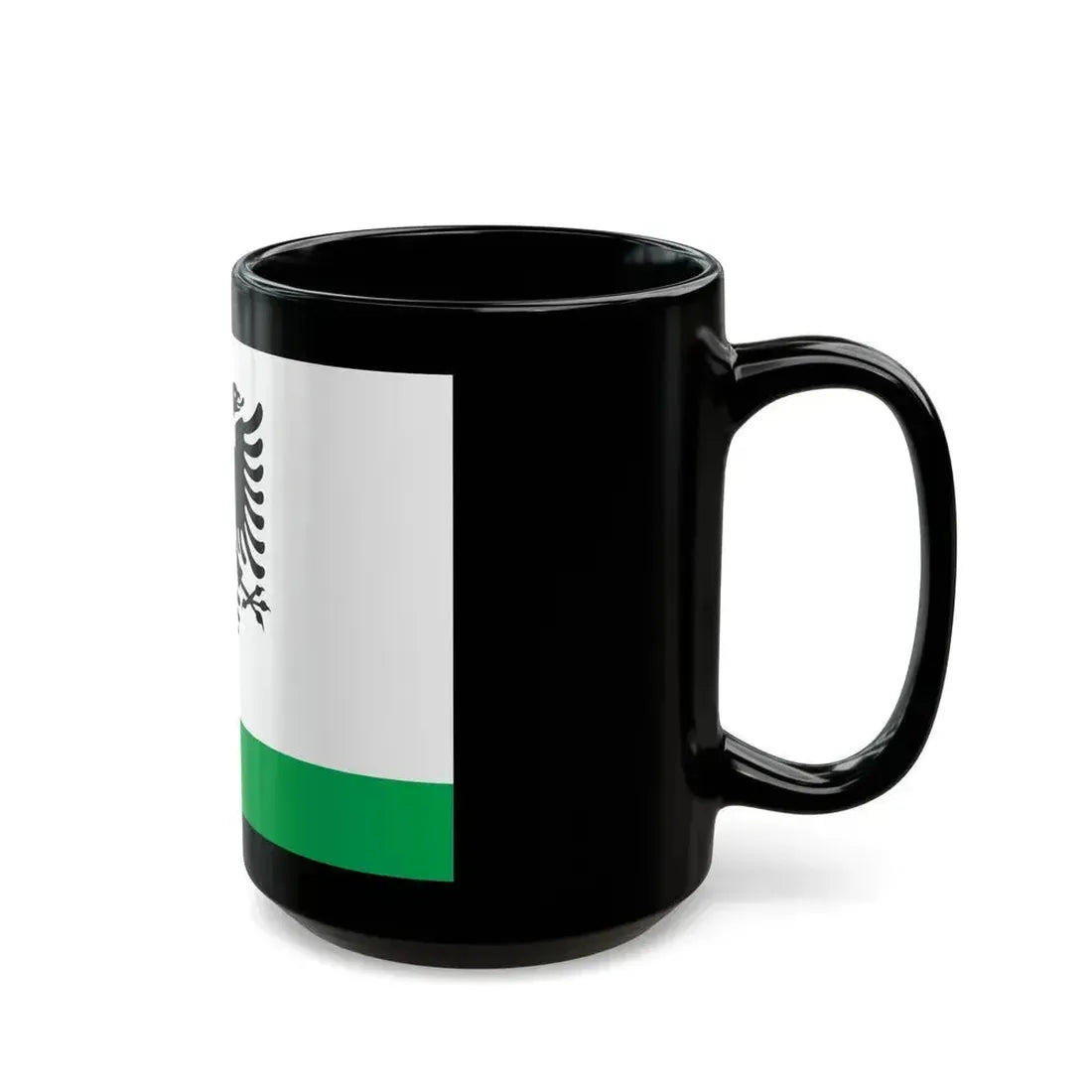 Albanian Coast Guard Ensign - Black Coffee Mug - Go Mug Yourself