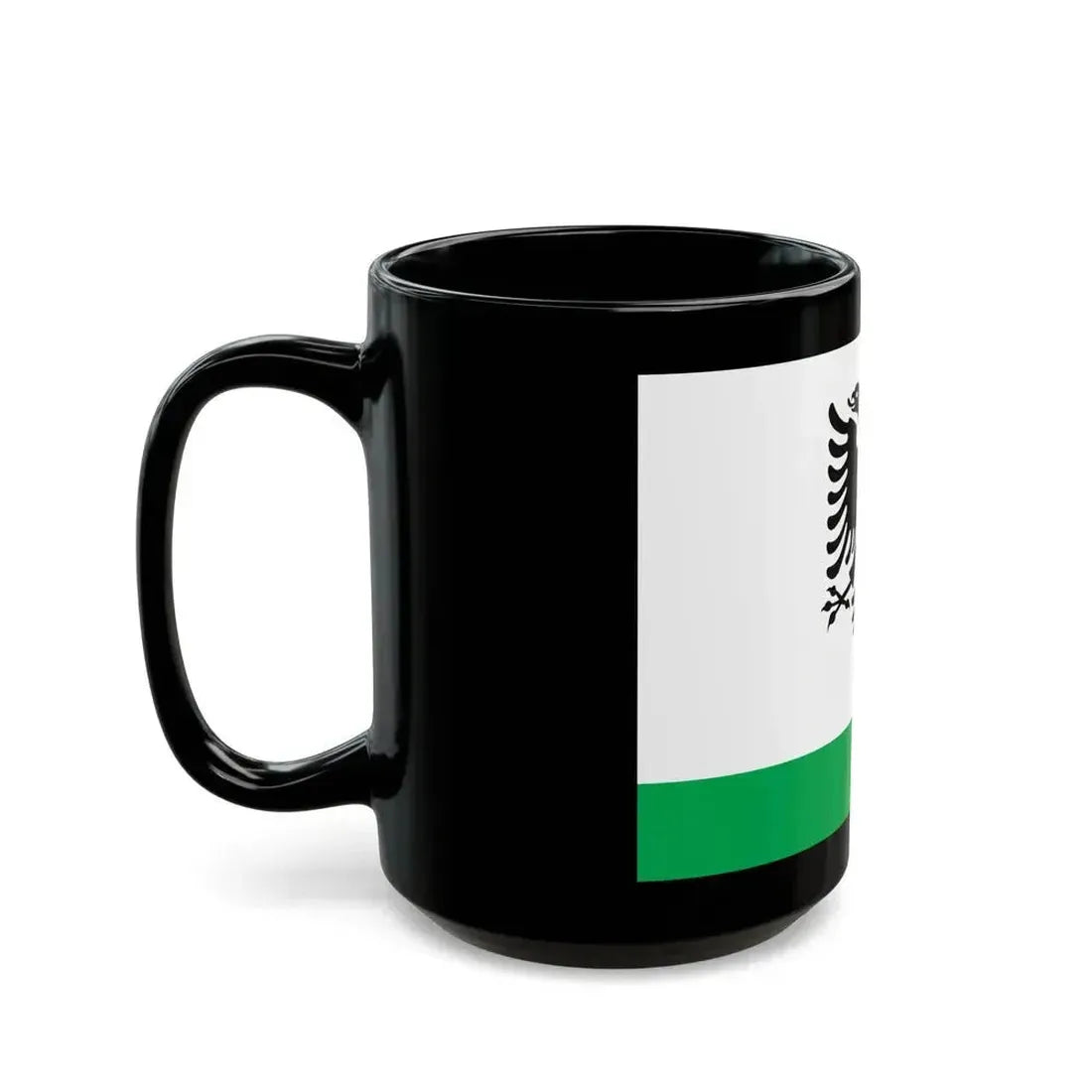 Albanian Coast Guard Ensign - Black Coffee Mug - Go Mug Yourself