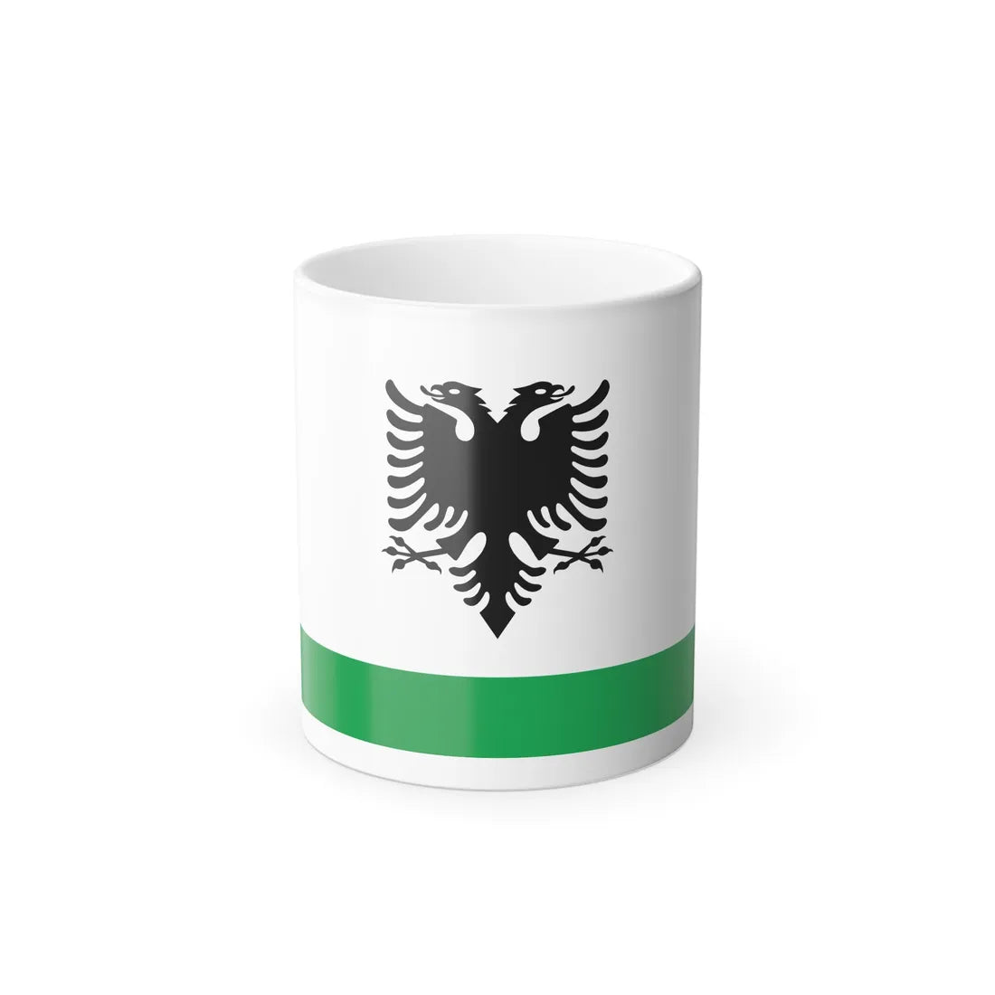 Albanian Coast Guard Ensign - Color Changing Mug 11oz 11oz - Go Mug Yourself