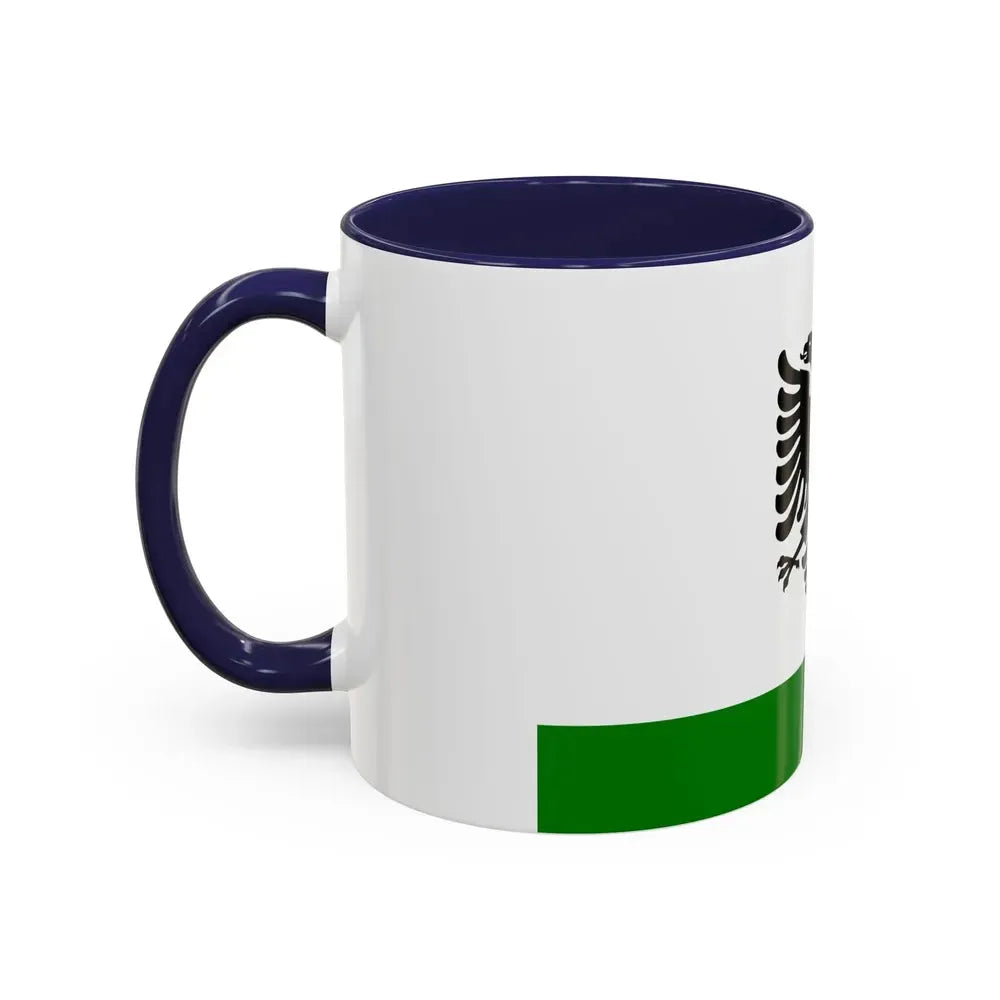 Albanian Coast Guard Ensign to 1958 to 1992 - Accent Coffee Mug - Go Mug Yourself