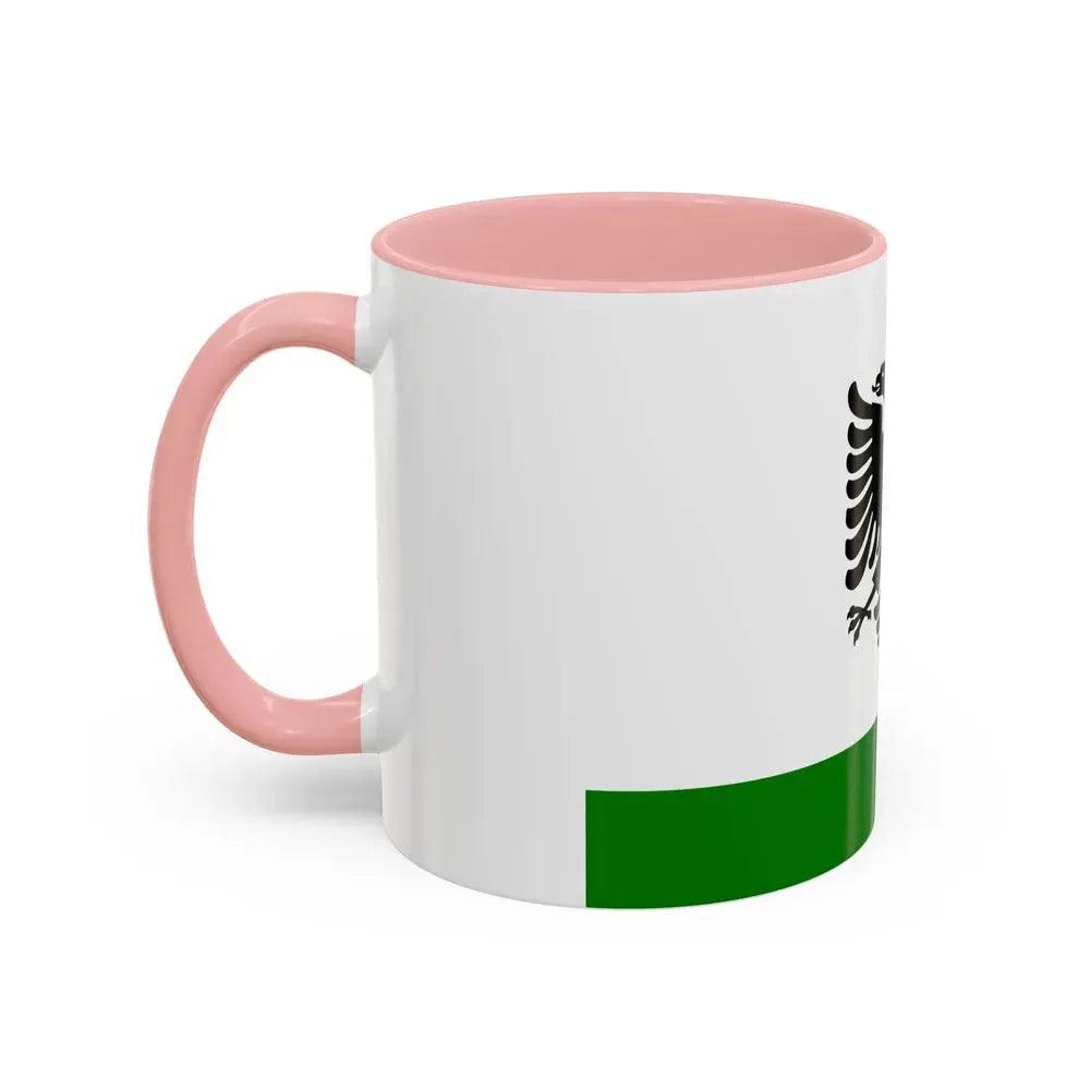 Albanian Coast Guard Ensign to 1958 to 1992 - Accent Coffee Mug - Go Mug Yourself