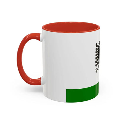 Albanian Coast Guard Ensign to 1958 to 1992 - Accent Coffee Mug - Go Mug Yourself