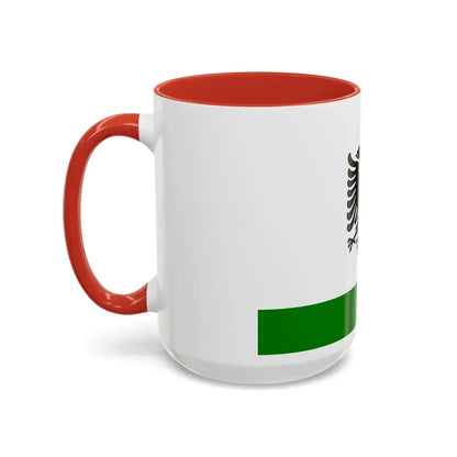 Albanian Coast Guard Ensign to 1958 to 1992 - Accent Coffee Mug - Go Mug Yourself