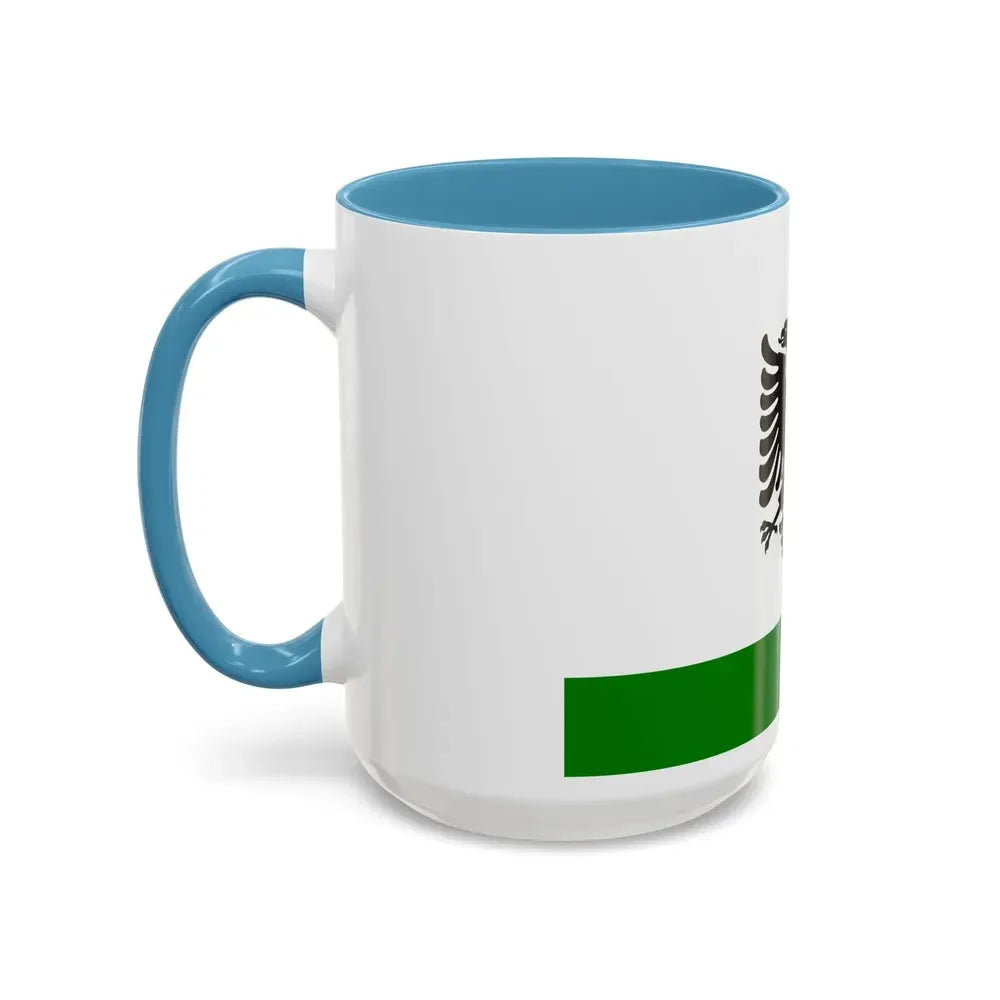 Albanian Coast Guard Ensign to 1958 to 1992 - Accent Coffee Mug - Go Mug Yourself