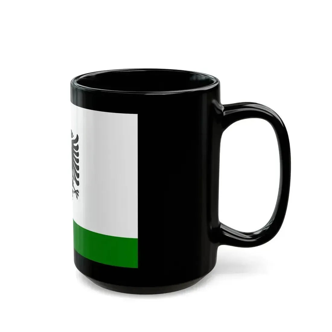 Albanian Coast Guard Ensign to 1958 to 1992 - Black Coffee Mug - Go Mug Yourself