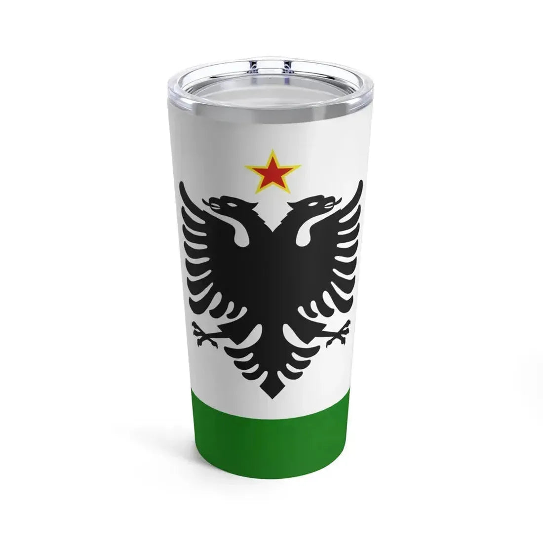 Albanian Coast Guard Ensign to 1958 to 1992 - Tumbler 20oz 20oz - Go Mug Yourself