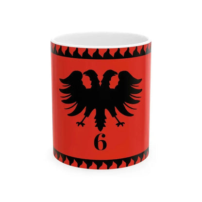 Albanian Legion (Albania) White Coffee Mug 11oz - Go Mug Yourself