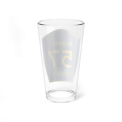 Albany County Route 57 WY (Wyoming) (Road Sign) Pint Glass 16oz - Go Mug Yourself