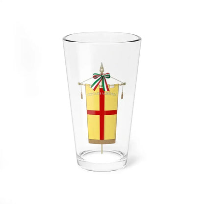 Albenga-Gonfalone (Italy) Pint Glass 16oz 16oz - Go Mug Yourself