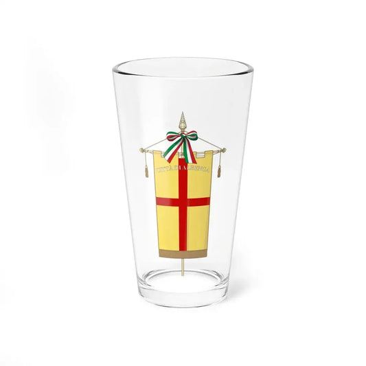 Albenga-Gonfalone (Italy) Pint Glass 16oz 16oz - Go Mug Yourself