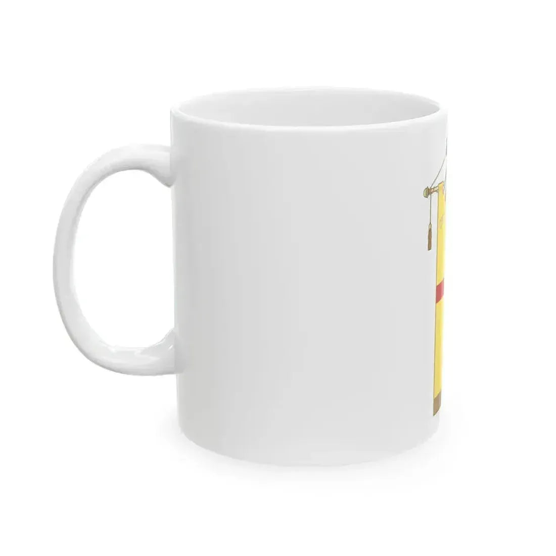 Albenga-Gonfalone (Italy) White Coffee Mug - Go Mug Yourself