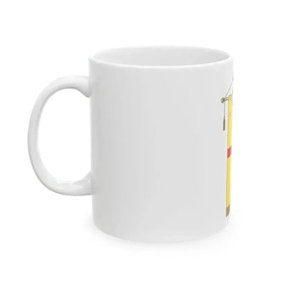 Albenga-Gonfalone (Italy) White Coffee Mug - Go Mug Yourself