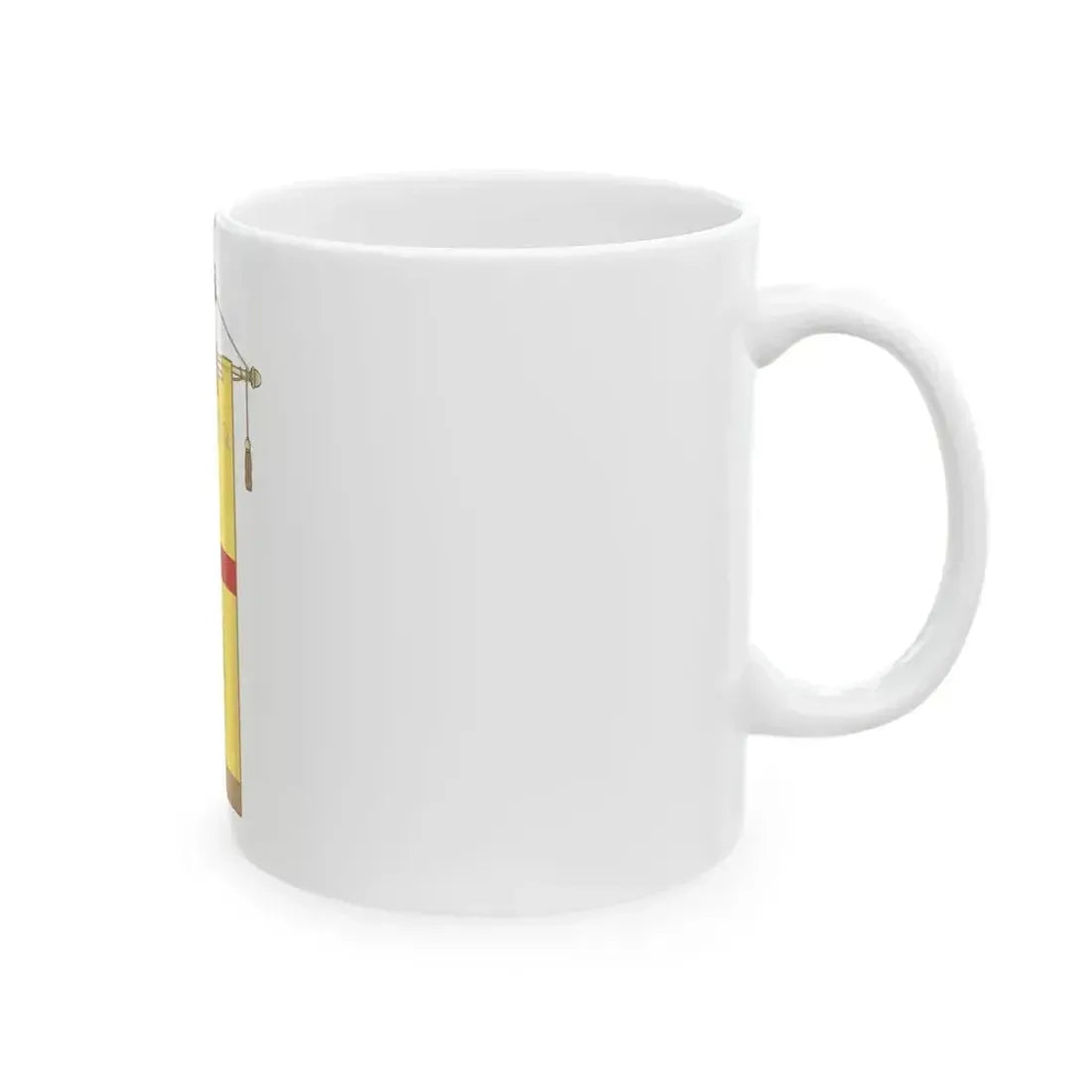 Albenga-Gonfalone (Italy) White Coffee Mug - Go Mug Yourself