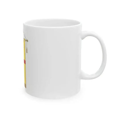 Albenga-Gonfalone (Italy) White Coffee Mug - Go Mug Yourself