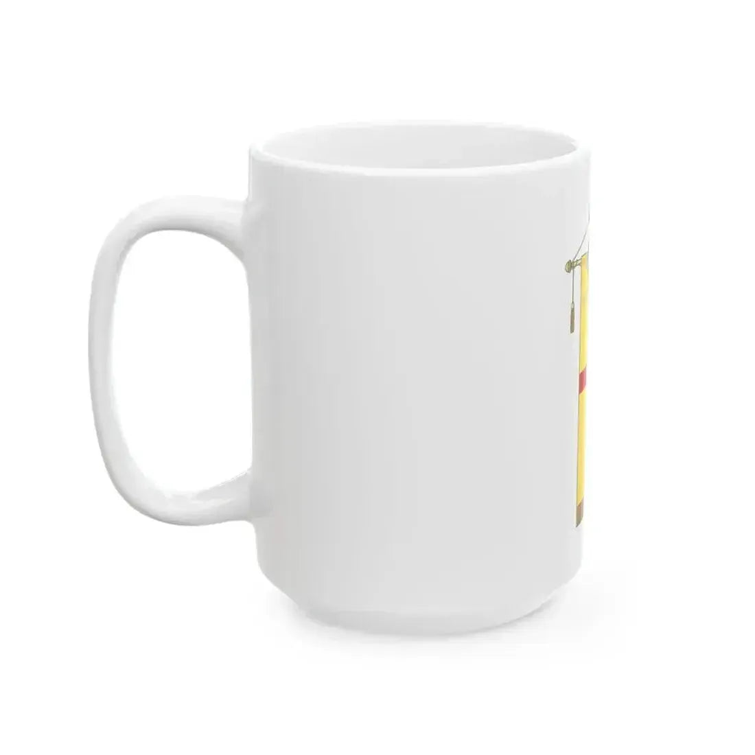 Albenga-Gonfalone (Italy) White Coffee Mug - Go Mug Yourself