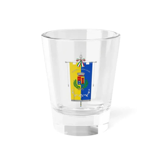 Albera Ligure-Gonfalone (Italy) Shot Glass 1.5oz 1.5oz - Go Mug Yourself