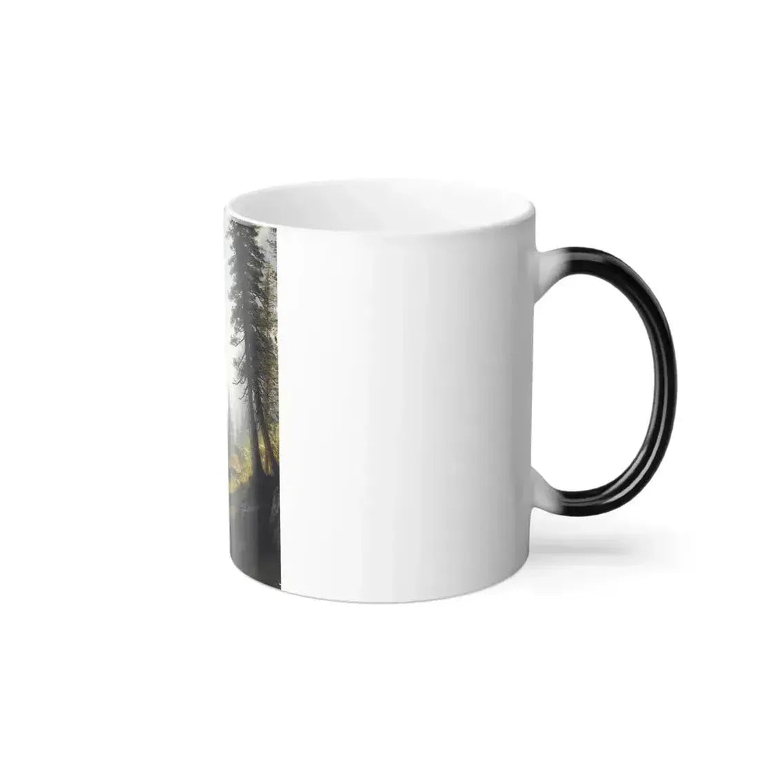 Albert Bierstadt (1830-1902) Among the Bernese Alps - Oil on canvas laid down on pan - Color Changing Mug 11oz - Go Mug Yourself