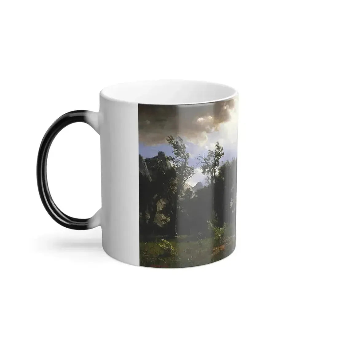 Albert Bierstadt (1830-1902) Buffalo Trail, The Impending Storm - Color Changing Mug 11oz - Go Mug Yourself