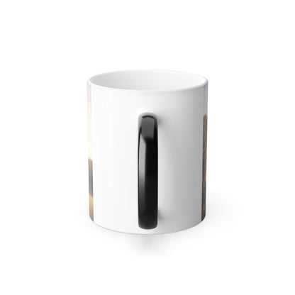 Albert Bierstadt (1830-1902) Gosnold at Cuttyhunk - Color Changing Mug 11oz-Go Mug Yourself