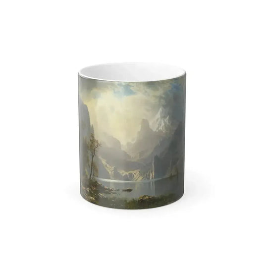 Albert Bierstadt (1830-1902) In the Sierras Lake Tahoe - Color Changing Mug 11oz 11oz - Go Mug Yourself