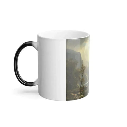 Albert Bierstadt (1830-1902) In the Sierras Lake Tahoe - Color Changing Mug 11oz - Go Mug Yourself