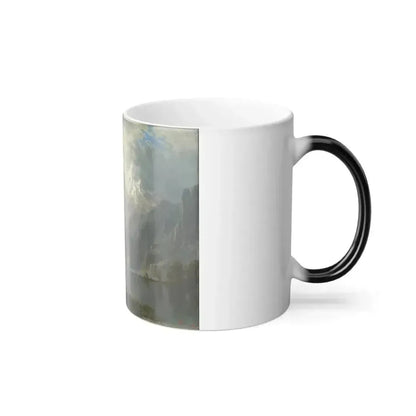 Albert Bierstadt (1830-1902) In the Sierras Lake Tahoe - Color Changing Mug 11oz - Go Mug Yourself
