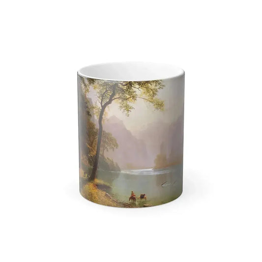 Albert Bierstadt (1830-1902) Kern's River Valley, California - Oil on canvas - Color Changing Mug 11oz 11oz - Go Mug Yourself