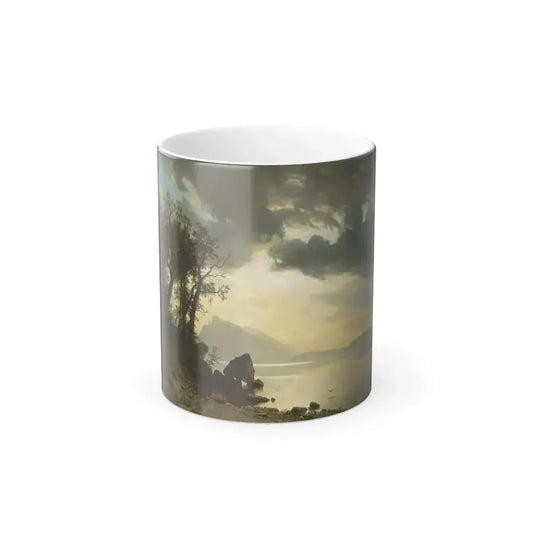 Albert Bierstadt (1830-1902) Lake Tahoe, California - Color Changing Mug 11oz 11oz - Go Mug Yourself