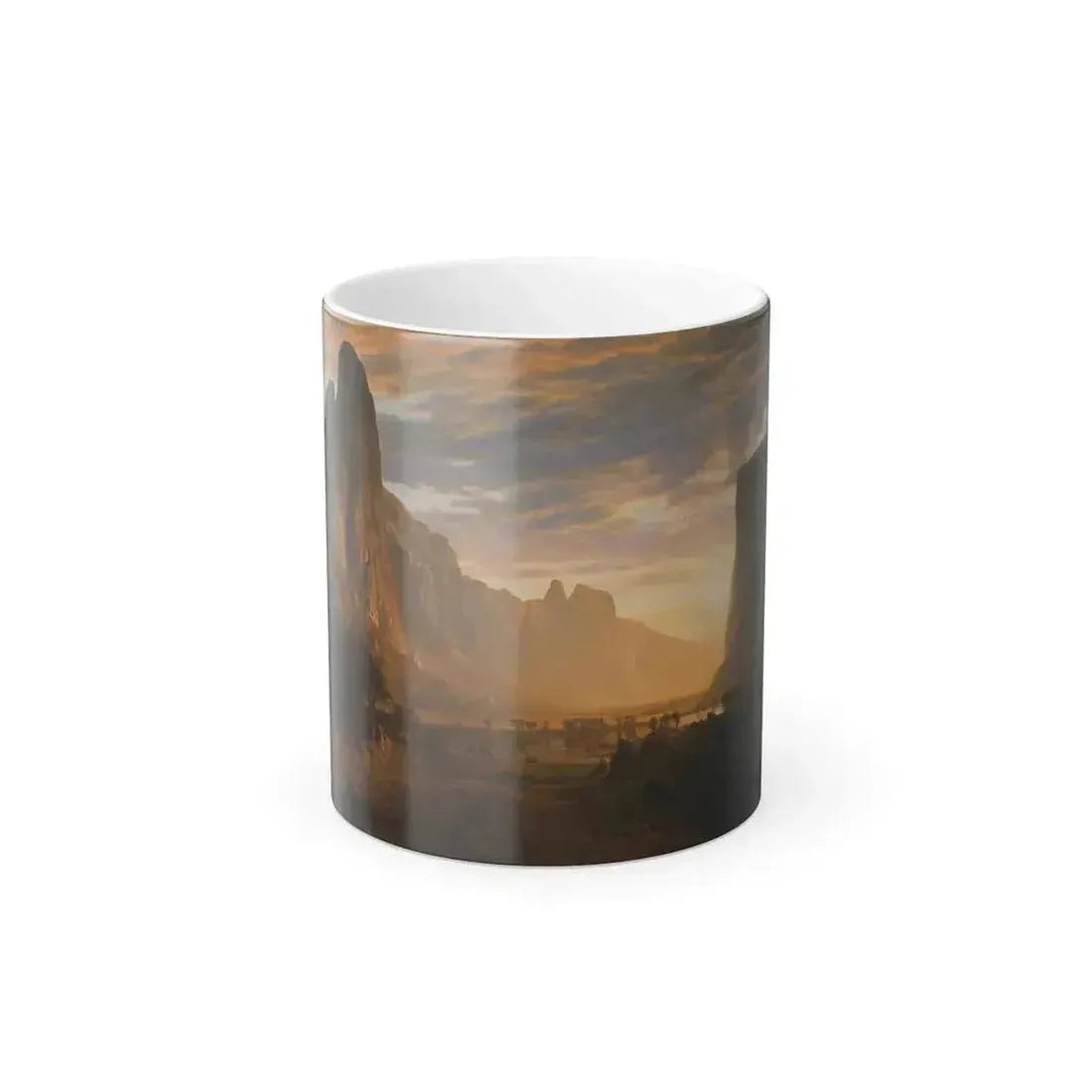 Albert Bierstadt (1830-1902) Looking Down Yosemite Valley - Color Changing Mug 11oz 11oz - Go Mug Yourself