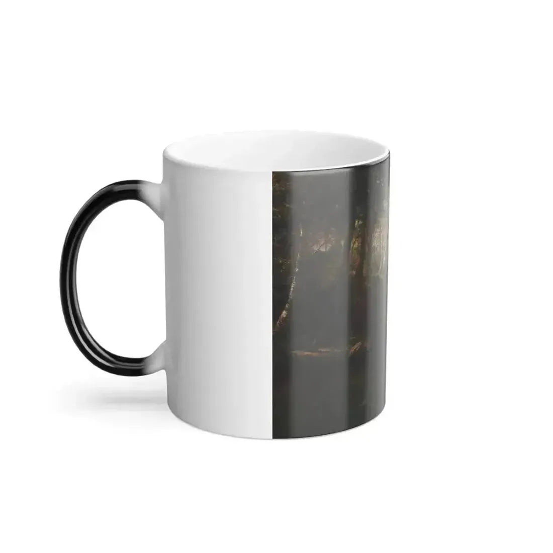 Albert Bierstadt (1830-1902) Minnehaha Falls - oil on canvas - Color Changing Mug 11oz - Go Mug Yourself