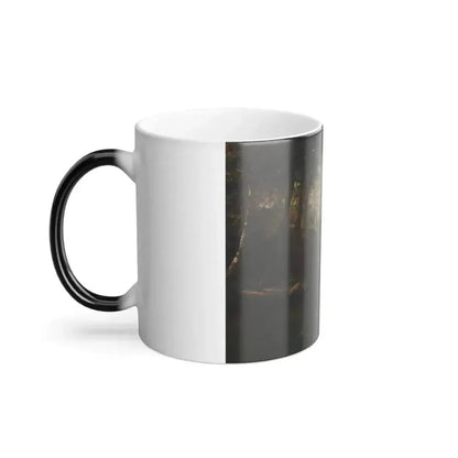 Albert Bierstadt (1830-1902) Minnehaha Falls - oil on canvas - Color Changing Mug 11oz - Go Mug Yourself