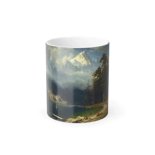 Albert Bierstadt (1830-1902) Mount Corcoran - Color Changing Mug 11oz 11oz - Go Mug Yourself