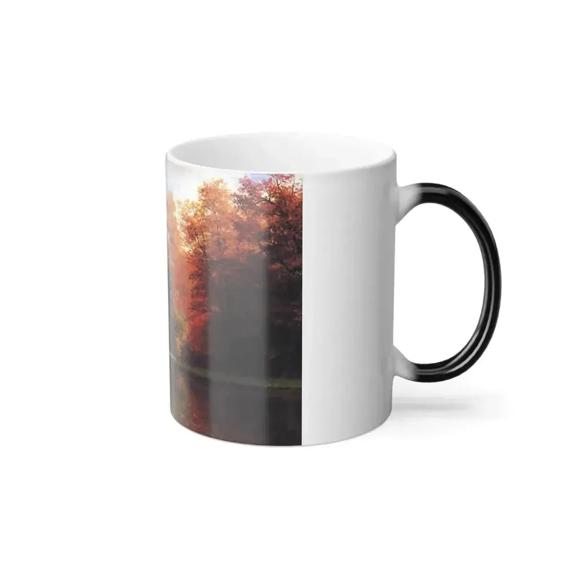 Albert Bierstadt (1830-1902) On the Saco - Oil on canvas - Color Changing Mug 11oz - Go Mug Yourself