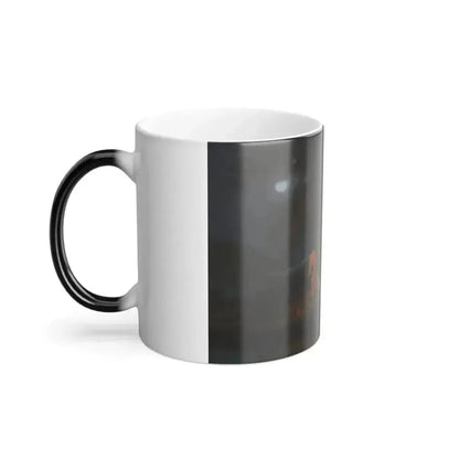 Albert Bierstadt (1830-1902) Oregon Trail - oil on canvas mounted on board 1863 - Color Changing Mug 11oz - Go Mug Yourself