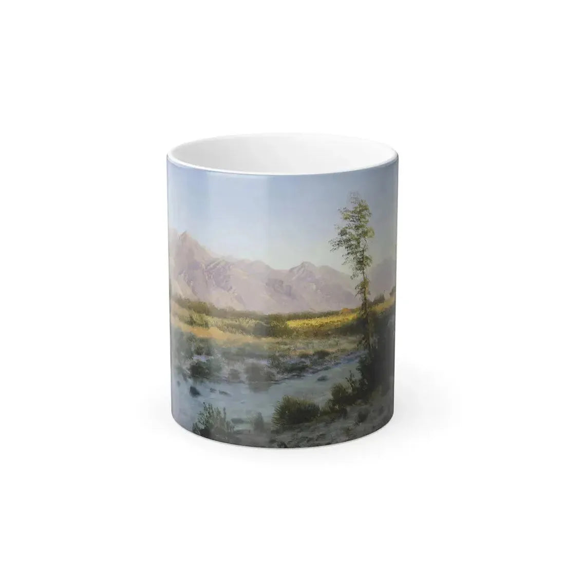 Albert Bierstadt (1830-1902) Prairie Landscape - Color Changing Mug 11oz Default Title - Go Mug Yourself
