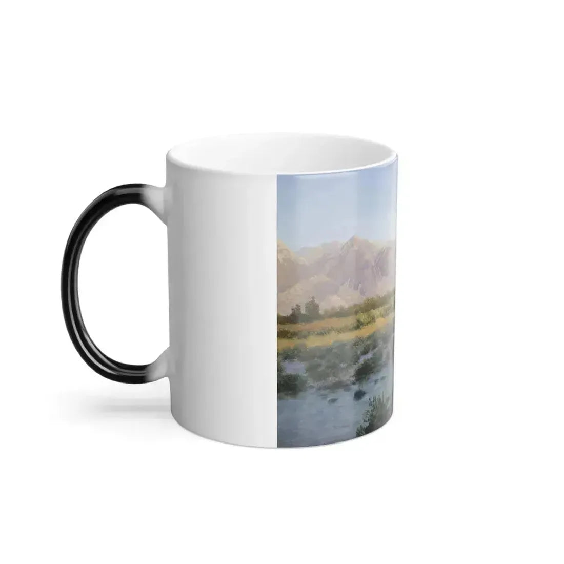 Albert Bierstadt (1830-1902) Prairie Landscape - Color Changing Mug 11oz - Go Mug Yourself