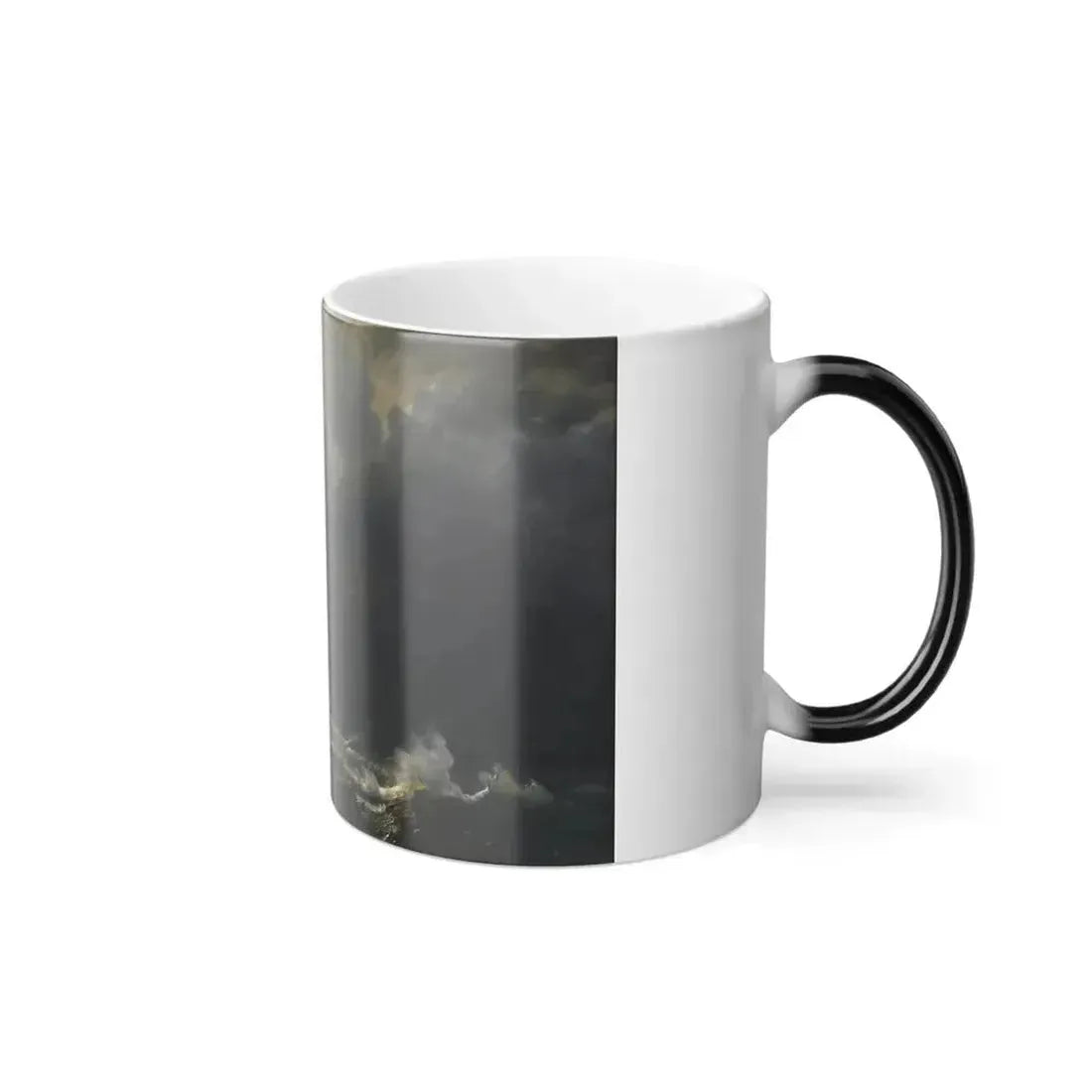 Albert Bierstadt (1830-1902) Puged sound of the Pacific coast - Color Changing Mug 11oz - Go Mug Yourself