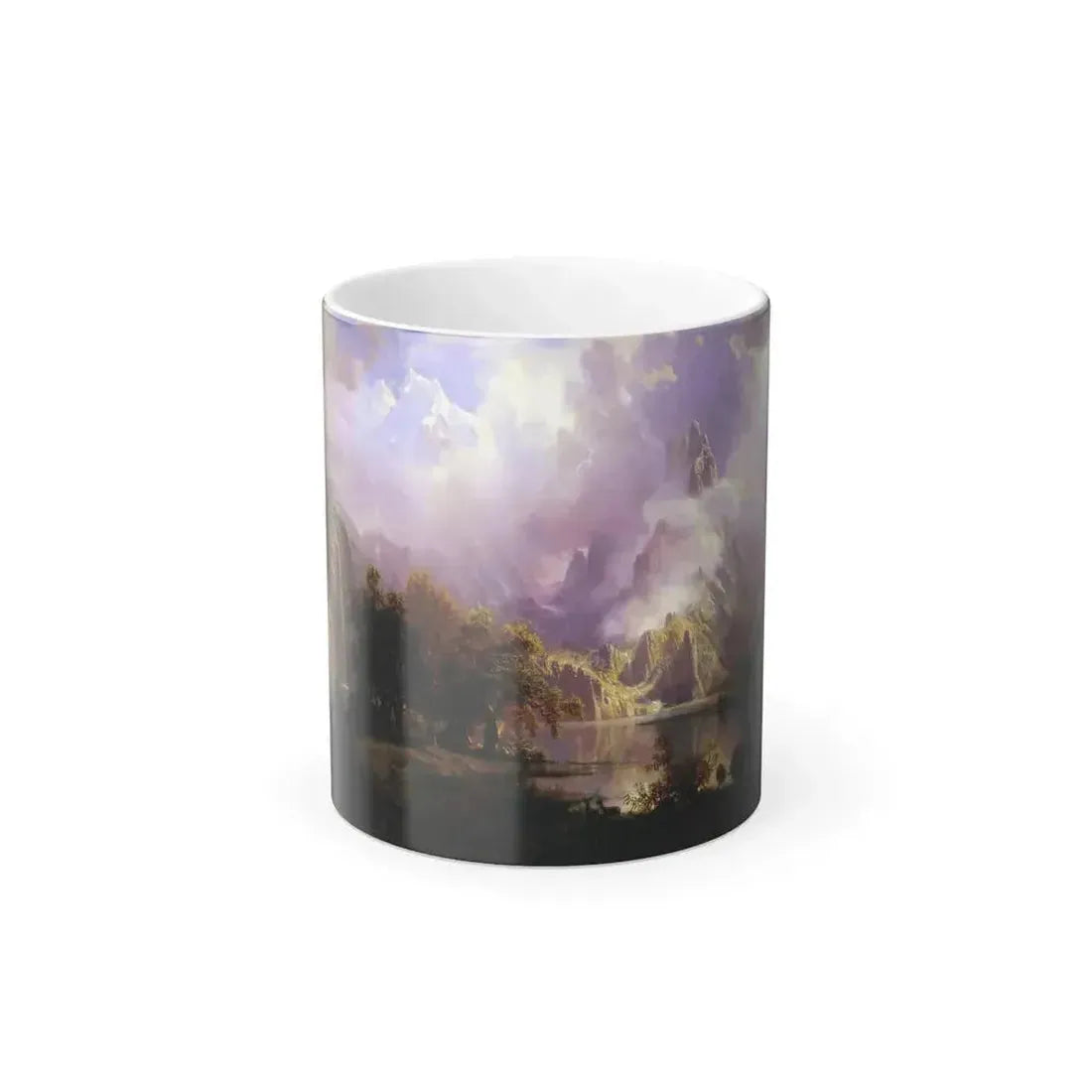 Albert Bierstadt (1830-1902) Rocky Mountain Landscape - Color Changing Mug 11oz 11oz - Go Mug Yourself