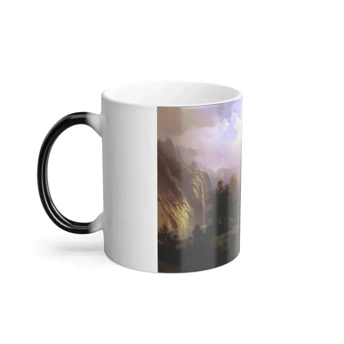 Albert Bierstadt (1830-1902) Rocky Mountain Landscape - Color Changing Mug 11oz - Go Mug Yourself
