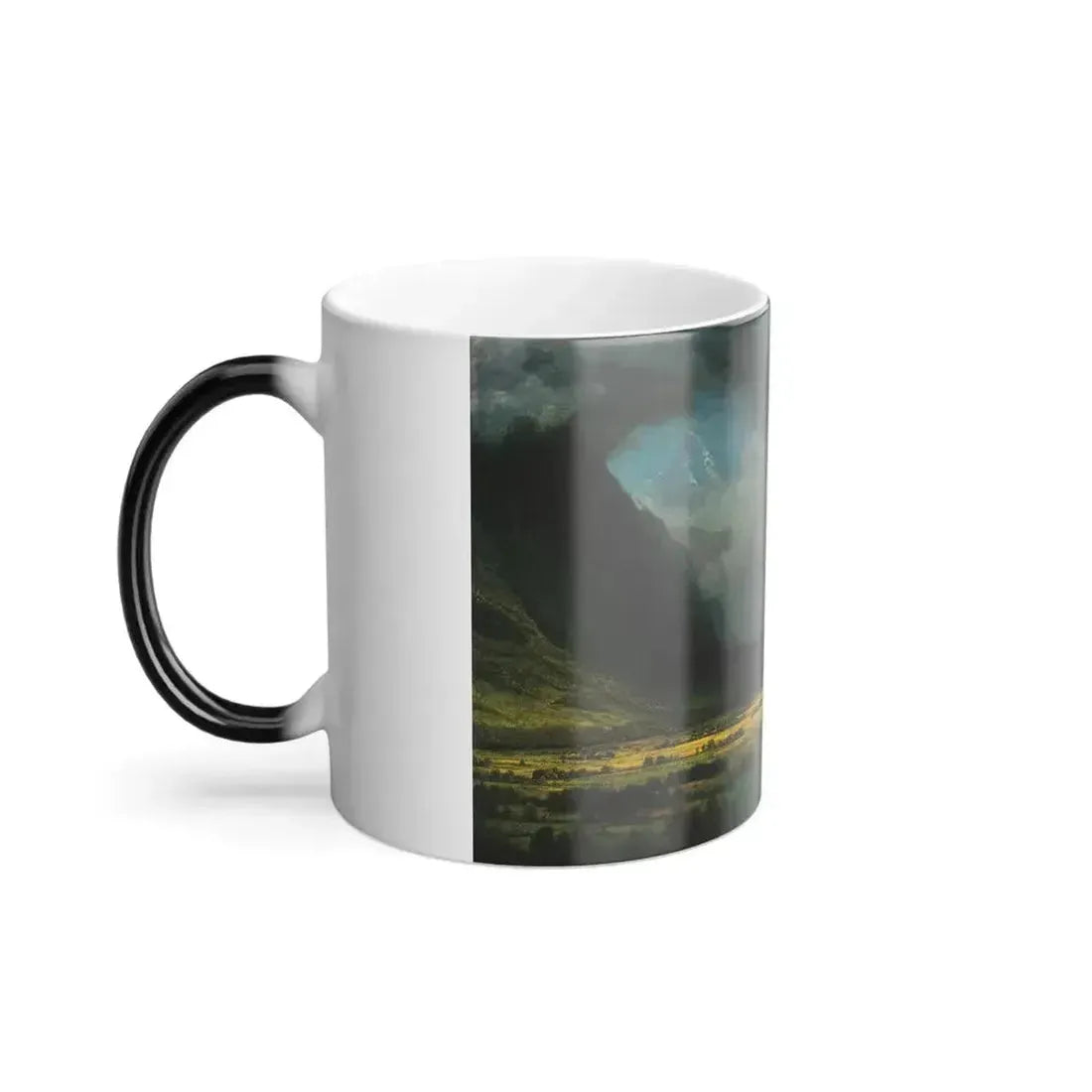 Albert Bierstadt (1830-1902) Storm in the Mountains - Color Changing Mug 11oz - Go Mug Yourself