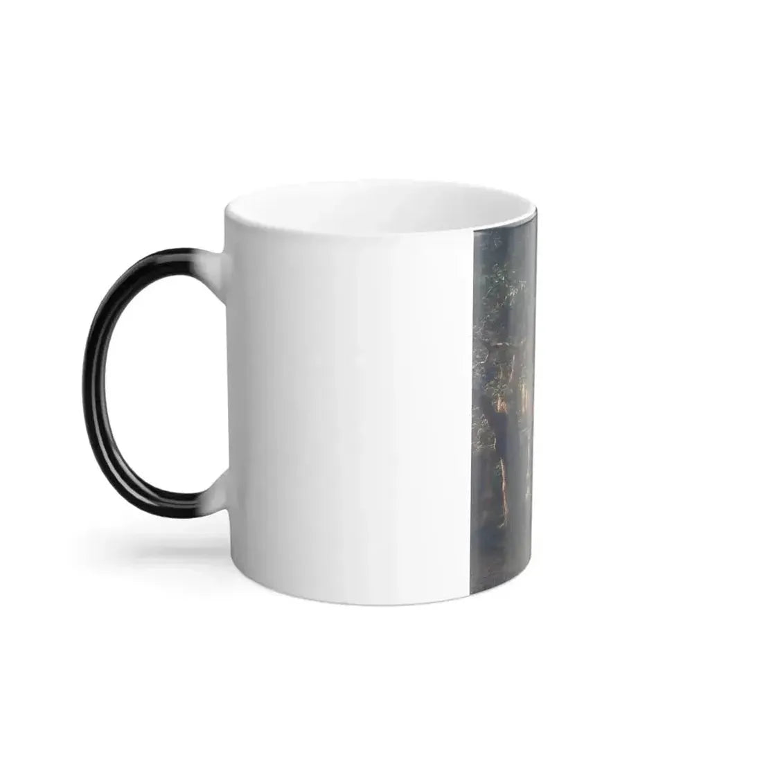 Albert Bierstadt (1830-1902) Sunlight and Shadow - Color Changing Mug 11oz - Go Mug Yourself