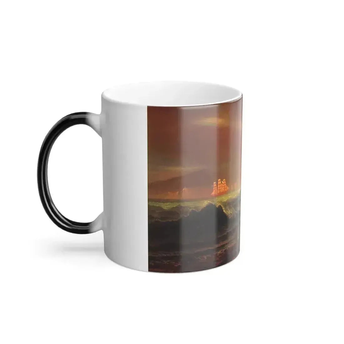 Albert Bierstadt (1830-1902) The Golden Gate - Oil on canvas 1900 - Color Changing Mug 11oz - Go Mug Yourself