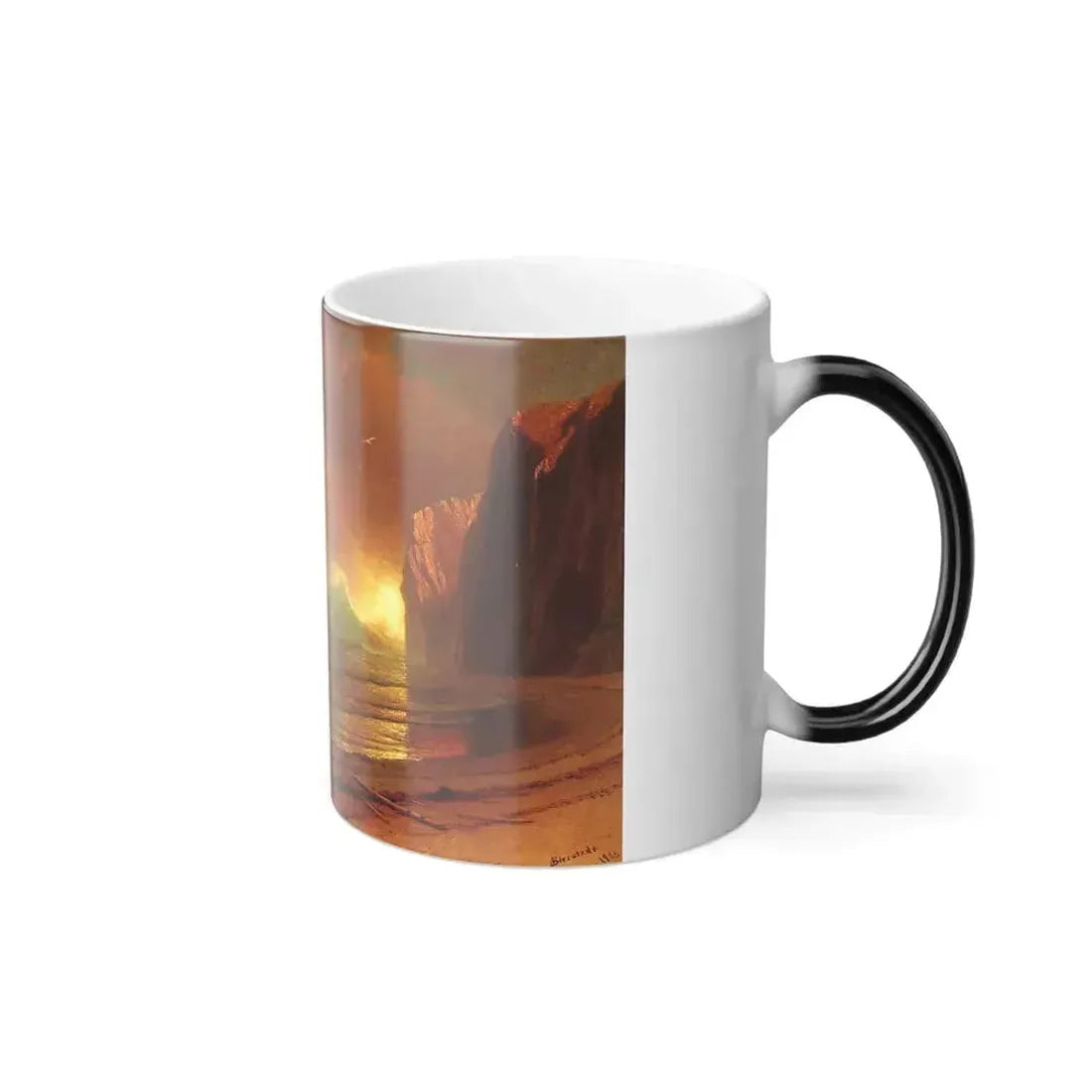 Albert Bierstadt (1830-1902) The Golden Gate - Oil on canvas 1900 - Color Changing Mug 11oz - Go Mug Yourself