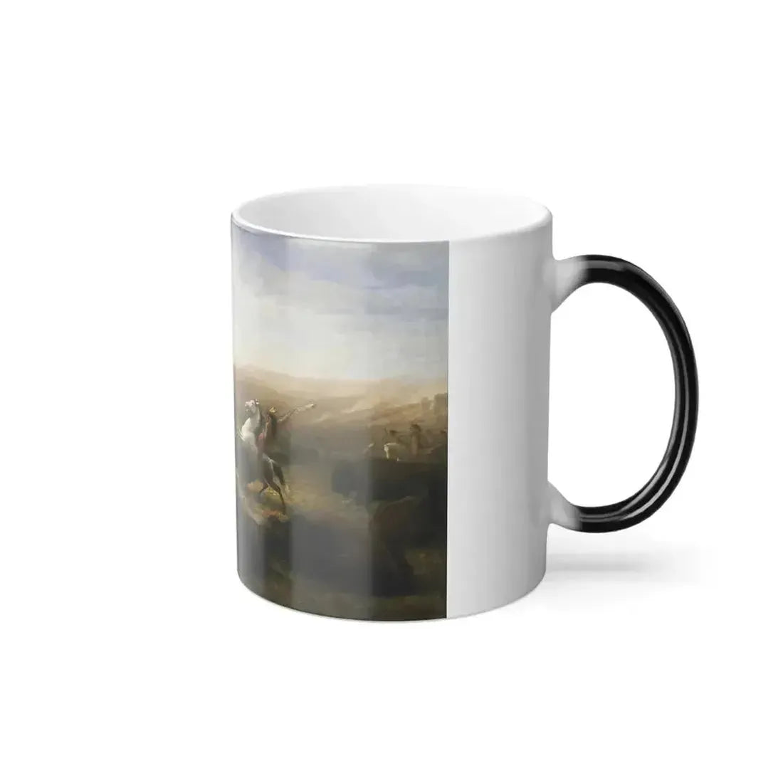 Albert Bierstadt (1830-1902) The Last of the Buffalo - Color Changing Mug 11oz - Go Mug Yourself