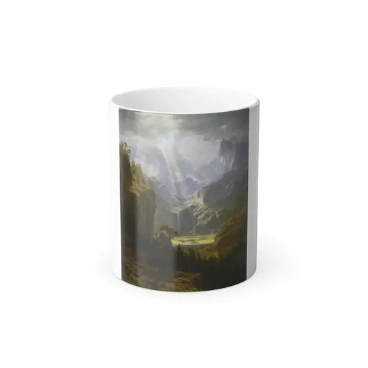 Albert Bierstadt (1830-1902) The Rocky Mountains, Lander's Peak 1 - Color Changing Mug 11oz 11oz - Go Mug Yourself